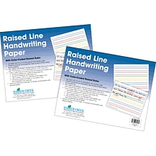 Barker Creek Raised Line Handwriting Paper, 100 Sheets/Set (5503-02)