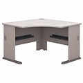 Bush Business Furniture Cubix 48W Corner Desk, Pewter (WC14566)