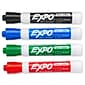 Expo Dry Erase Marker, Chisel Point, Assorted, 4/Pack (80074)