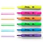 Sharpie Tank Highlighter, Chisel Tip, Fluorescent Yellow, 4/Pack (25164)