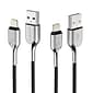 Cygnett Armored Lightning to USB-A Charge and Sync Cable, 3.28', Black (CY2669PCCAL)