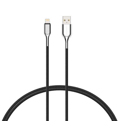 Cygnett Armored Lightning to USB Charge and Sync Cable, 6, Black (CY2670PCCAL)