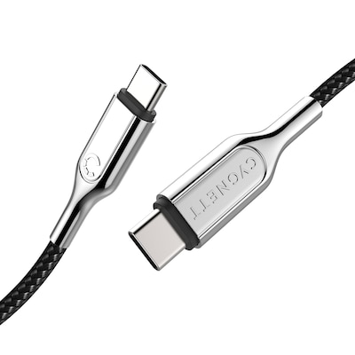 Cygnett Armored 2.0 USB-C to USB-C Charge and Sync Cable, 6, Black (CY2678PCTYC)