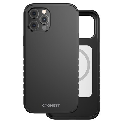 Cygnett AlignPro MagSafe Phone Case for iPhone 12 Pro, Black (CY3593CPMAG)