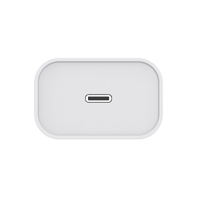 Cygnett PowerPlus 20-Watt USB-C Wall Charger with Power Delivery, White (CY3723PDWLCH)