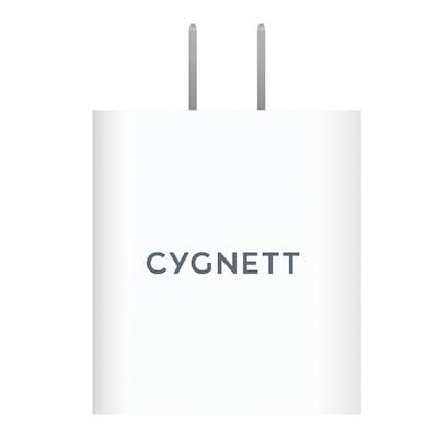 Cygnett PowerPlus 38-Watt Dual Port Wall Charger, White (CY3887POFLW)