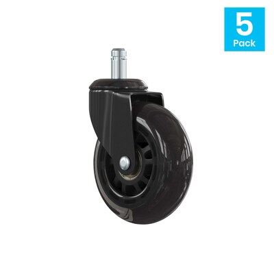 Flash Furniture 4.5" Office Chair Caster Wheels, 5/Pack (BLLBC800)