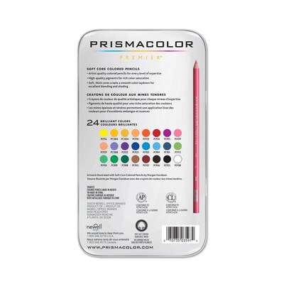 Prismacolor Scholar Colored Pencils, Assorted Colors, 24 Count 