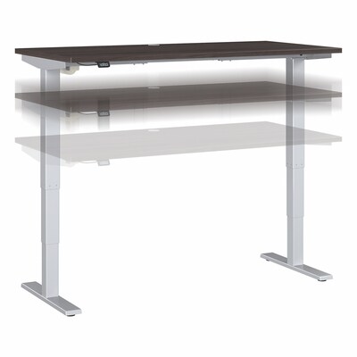 Bush Business Furniture Move 40 Series 28-48 Adjustable Standing Desk, Storm Gray/Cool Gray Metall