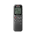 Philips VoiceTracer Digital Voice Recorder, 8GB, Black (DVT1120)