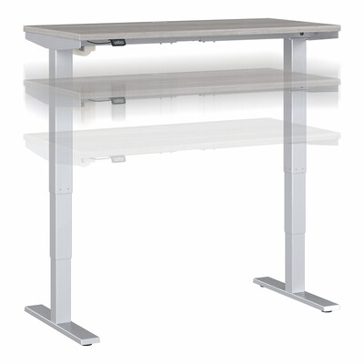 Bush Business Furniture Move 40 Series 28-48 Adjustable Standing Desk, Platinum Gray/Cool Gray Met