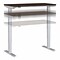 Bush Business Furniture Move 40 Series 28-48 Adjustable Standing Desk, Black Walnut/Cool Gray Meta