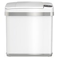 iTouchless Automatic Touchless Sensor Trash Can with Odor Filter and Fragrance – 2.5 Gallon - White