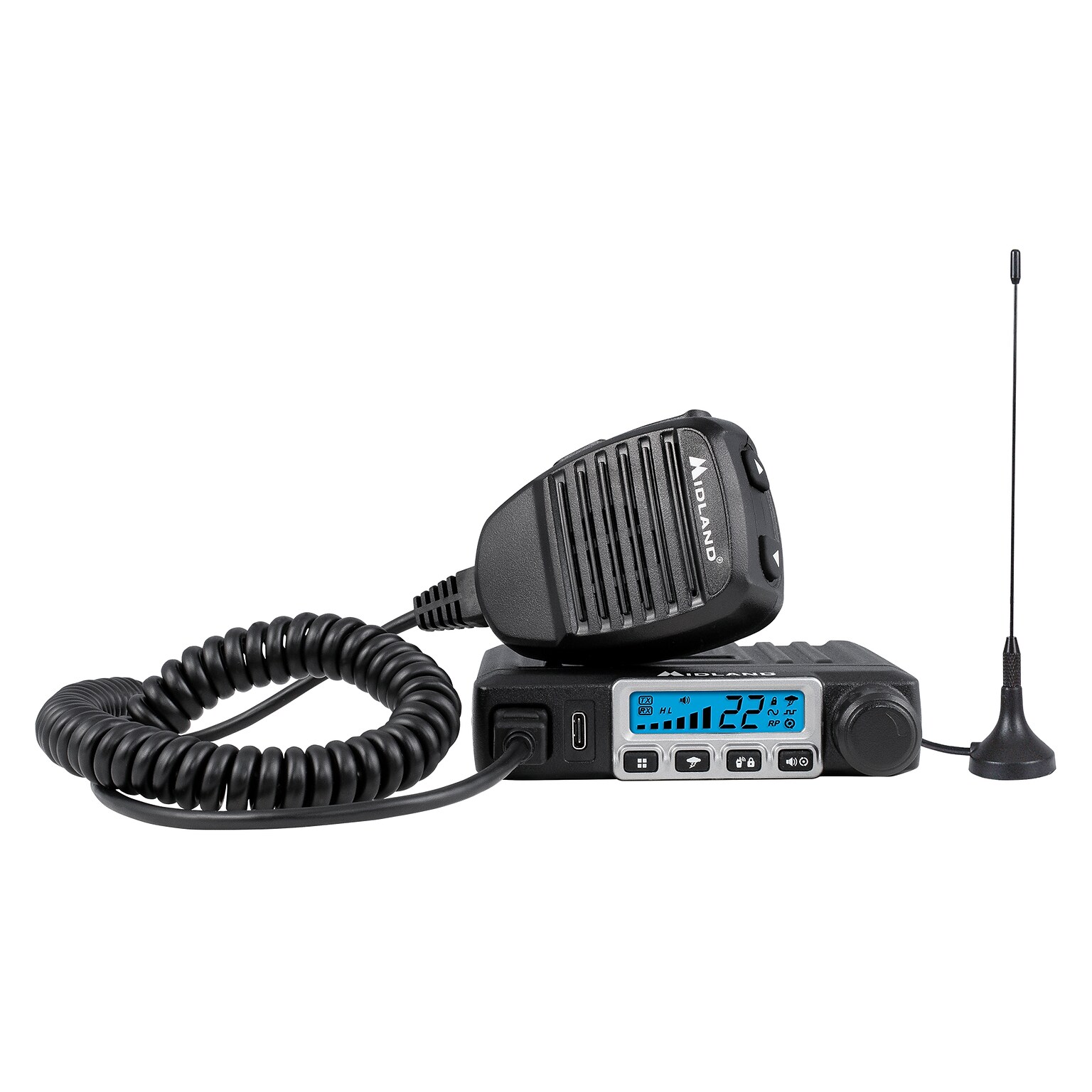 MIDLAND RADIO Micro Mobile 15-Watt GMRS Two-Way Radio (MXT115)