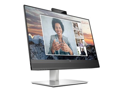 HP E24m G4 Conferencing Monitor 23.8 LED, Silver (Stand)/Black Head (40Z32AA#ABA)