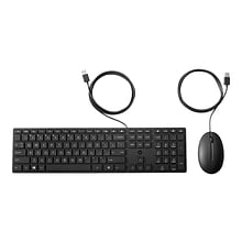 HP Desktop 320MK Keyboard and Mouse Combo, Black (9SR36UT#ABA)