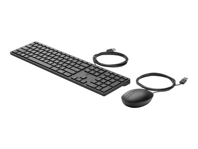 HP Desktop 320MK Keyboard and Mouse Combo, Black (9SR36UT#ABA)