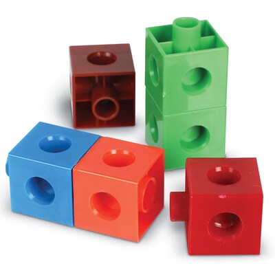 Learning Resources Snap Cubes Educational Counting Toy Manipulative, Assorted Colors, Set of 500 (LER7585)