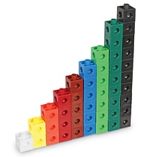 Learning Resources Snap Cubes Educational Counting Toy Manipulative, Assorted Colors, Set of 500 (LE