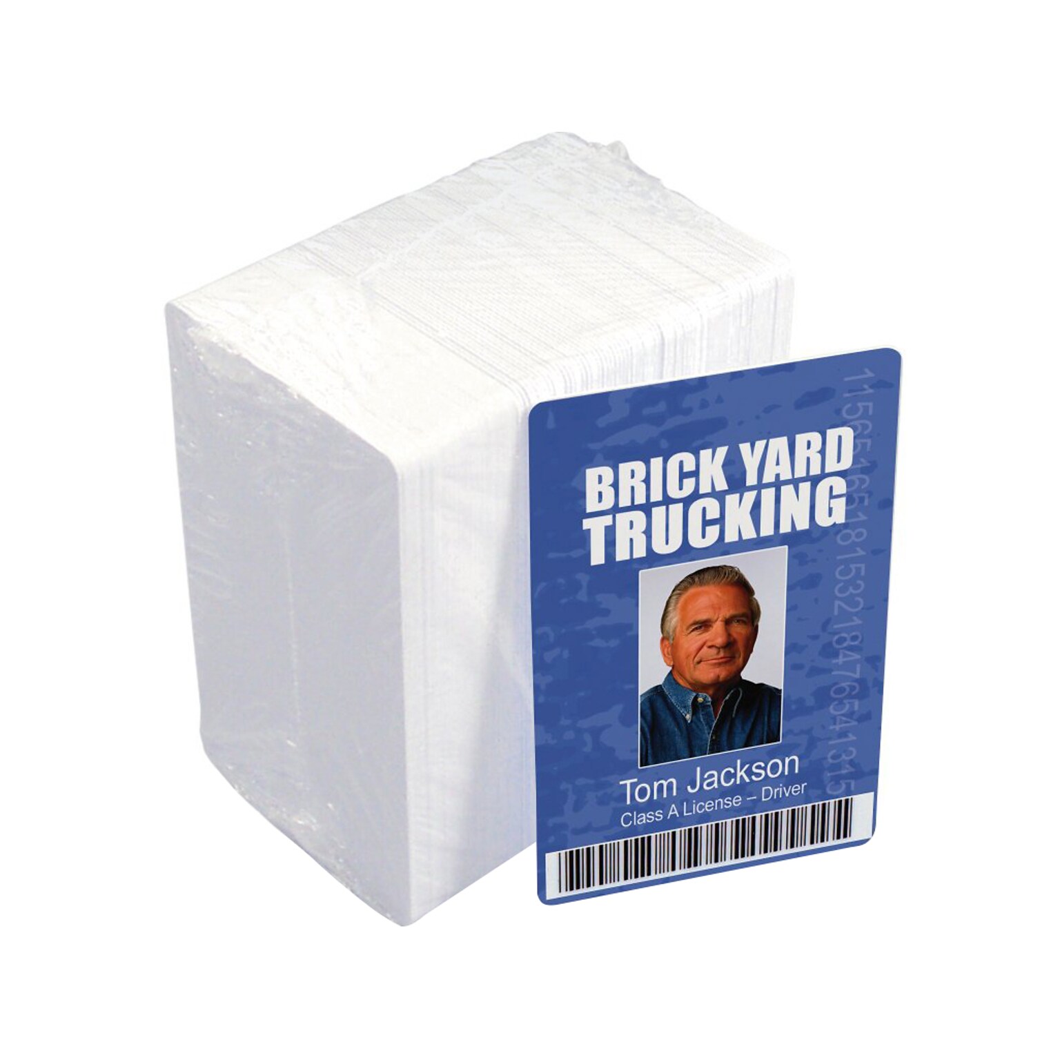 IDville Composite ID Card, White, 100/Pack, (1346722WT31)