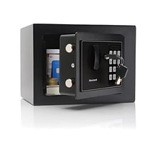 Honeywell Steel Box Safe with Keypad Lock, Black, 0.15 cu. ft. (5605)