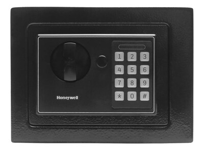 Honeywell Steel Box Safe with Keypad Lock, Black, 0.15 cu. ft. (5605)