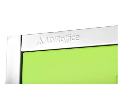 AdirOffice 72" 6-Compartment Steel Tier Key Lock Green Storage Locker, 4/Pack (629-206-GRN-4PK)