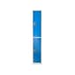 AdirOffice 72 Double-Compartment Steel Tier Key Lock Blue Storage Locker, 4/Pack (629-202-BLU-4PK)