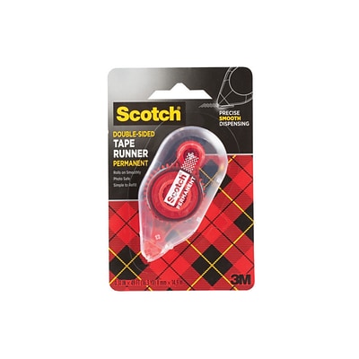 Scotch® Double-Sided Adhesive Permanent Tape Runner Value Pack, .31 x 16.3 yds,(6055)