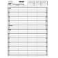 2024 Medical Arts Press® 8 1/2" x 11" 4 Column Daily Appointment Log, Black (3111524)