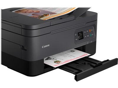 Canon PIXMA TR7020a Wireless Color Inkjet Printer, All-In-One, Print, Scan, Copy (TR7020A BLACK)