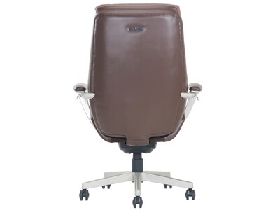 La-Z-Boy Alton Ergonomic Bonded Leather Swivel Executive Chair, Brown (51544-BRN)