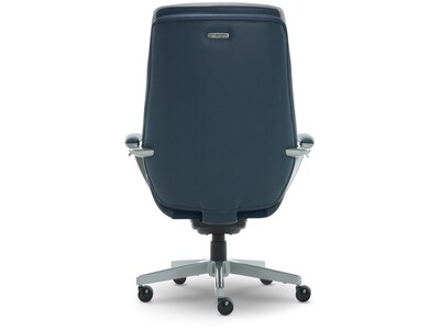 La-Z-Boy Alton Ergonomic Bonded Leather Swivel Executive Chair, Blue (60029-DS)