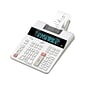 Casio HR-300RC 12-Digit Printing Calculator, White