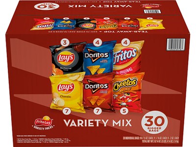 Frito Lay Gluten Free Variety Corn Chips, 30 Bags/Pack (798149)