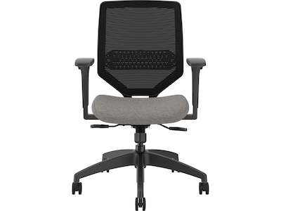 HON Solve Fabric/Mesh Swivel Task Chair, Willow/Black (HONHSLVTSPNN05)