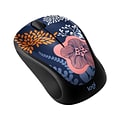 Logitech M317 Design Collection Limited Edition Forest Floral Wireless Ambidextrous Optical USB Mous