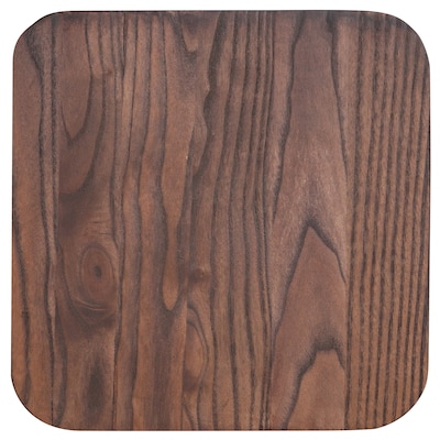 Flash Furniture Wood Seat, Rustic Walnut (CH31320M1D)