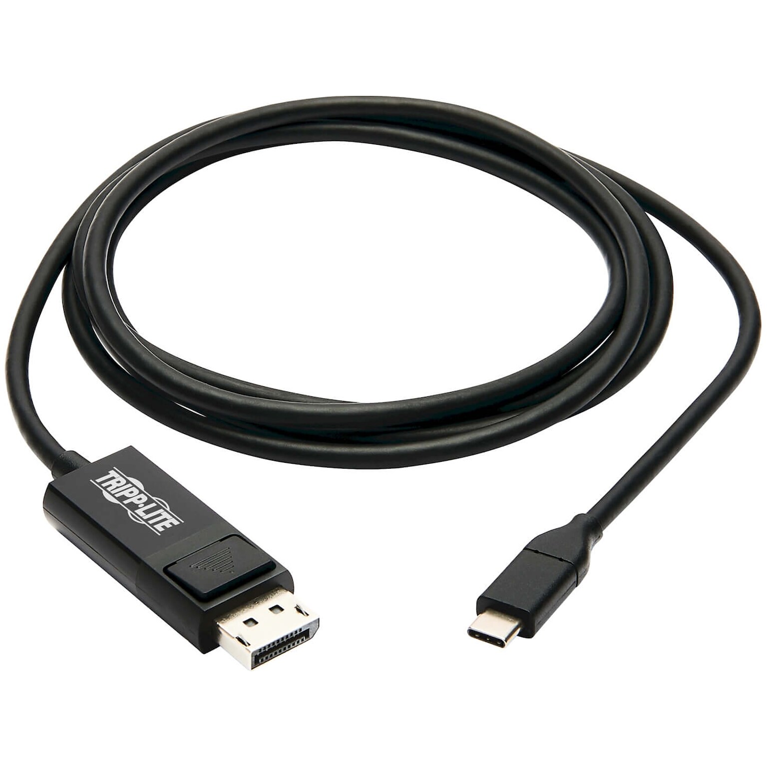 Tripp Lite USB C to Display Port Audio/Video Adapter, Male to Male, Black (U444-006-DP-BE)
