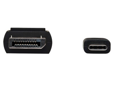 Tripp Lite USB C to Display Port Audio/Video Adapter, Male to Male, Black (U444-006-DP-BE)