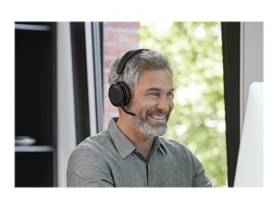 jabra Evolve2 75 Wireless Noise Canceling Bluetooth Stereo Mobile On Ear Headset, USB-C (27599-989-889)