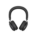 Jabra Evolve2 75 Active Noise Canceling Bluetooth Stereo On Ear Mobile Headset, USB-A, Black (27599-