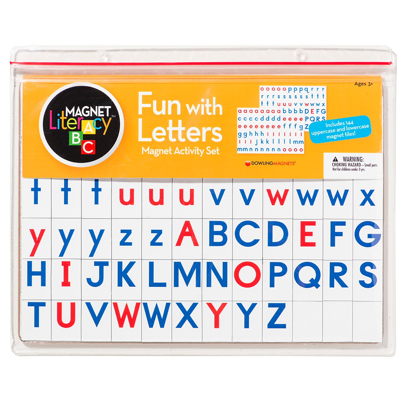 Dowling Magnets® Fun With Letters Magnets, 108/PK, 2 PK/BD