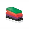 Dowling Magnets 2(H) x 1(W) x 1/2(D) Big Block Magnets, Assorted Colors, 40/Pack (DO-710D)