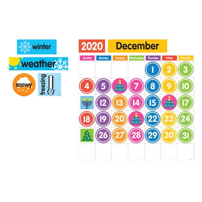 Dowling Magnets Giant Magnetic Calendar Set, Ages 3-12 (DO-735025)