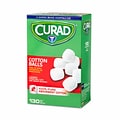 Curad® Sterile Cotton Balls, 1, 130/Box (MIICUR110163RB)