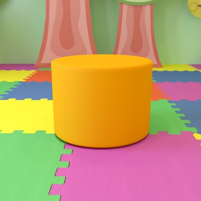 Flash Furniture Vinyl Kids Soft Seating, Yellow (ZBFT060R18YEL)