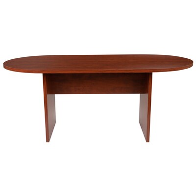 Flash Furniture 72" Oval Conference Table, Cherry (GCTL1035CHR)