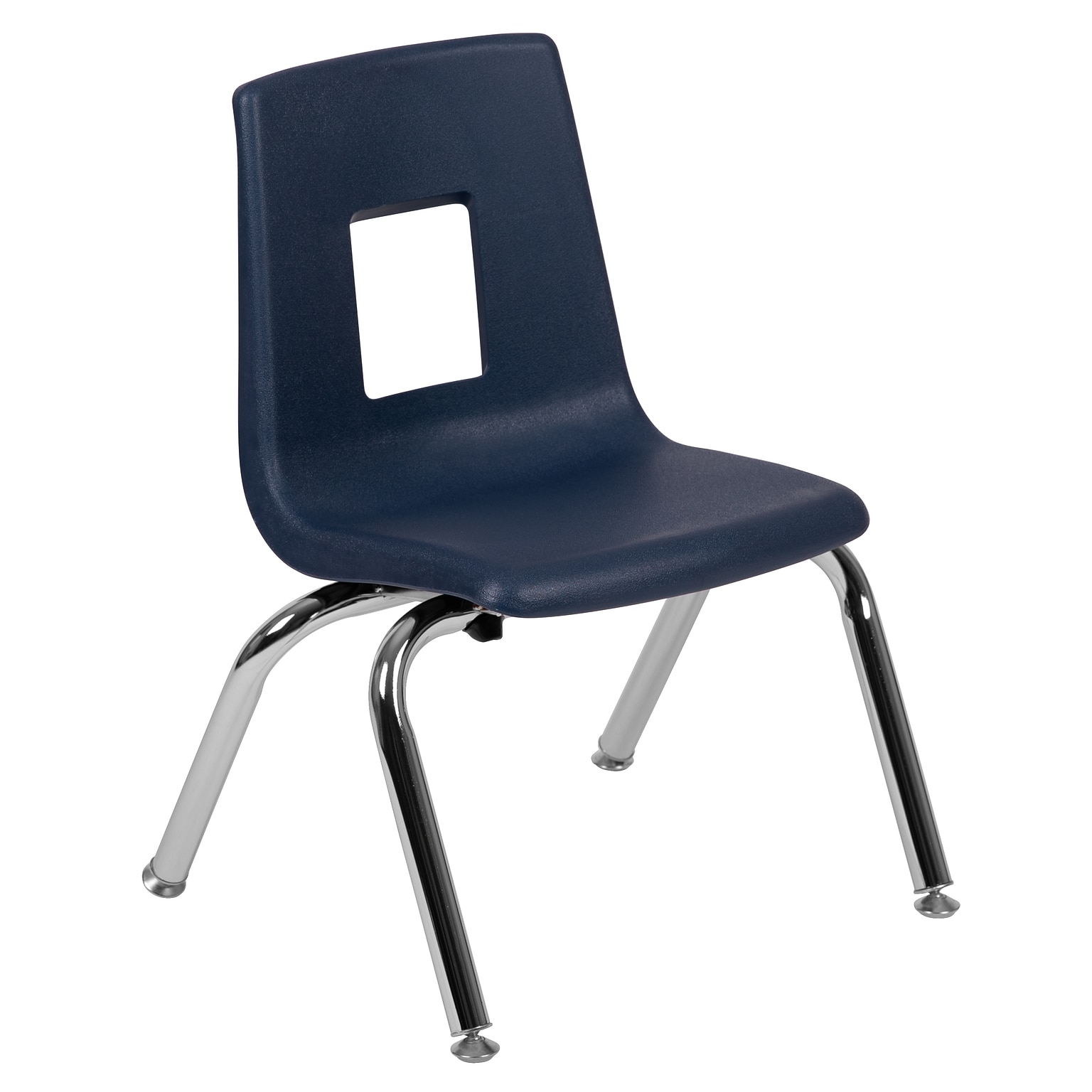 Flash Furniture Mickey Plastic Student Stack School Chair, Navy (ADVSSC12NAVY)