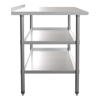 Flash Furniture Stainless Steel Worktable, 72" x 30" (NHWTGU3072BSP)